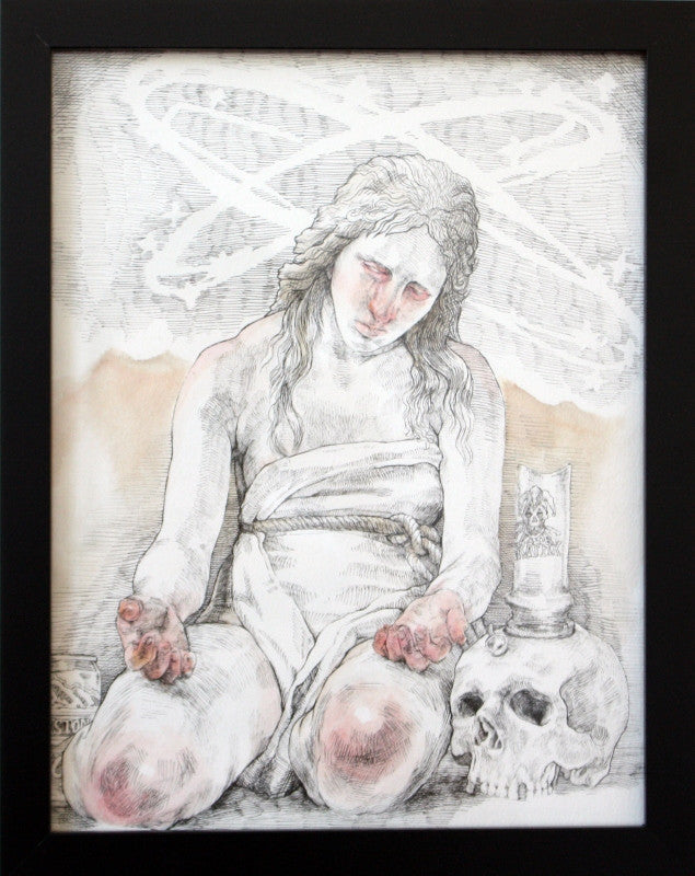 Mary Magdalene & Jesus Skull Bong