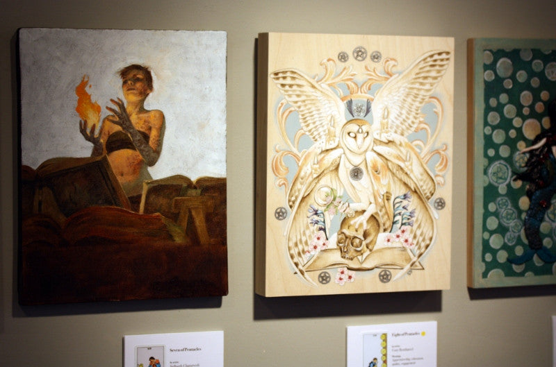 Seven of Pentacles: "Fire Mage Apprentice"