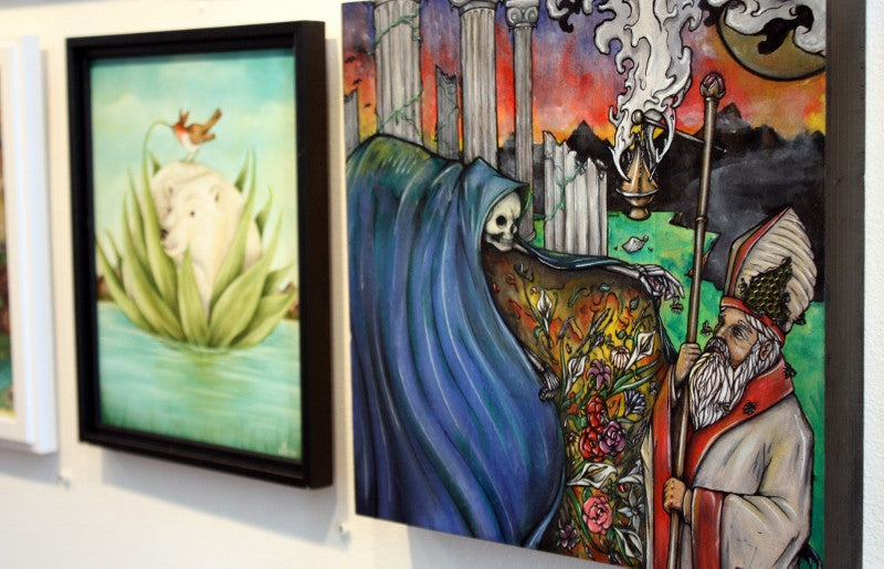 Death Tempting the Bees of St. Ambrose