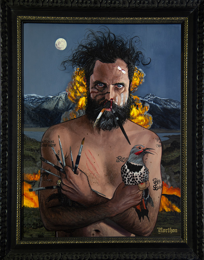 Self Portrait of a 40 Year Old Artist After a Wednesday in the Studio