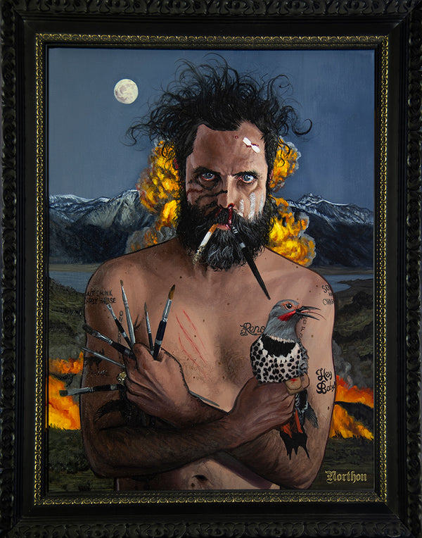 Self Portrait of a 40 Year Old Artist After a Wednesday in the