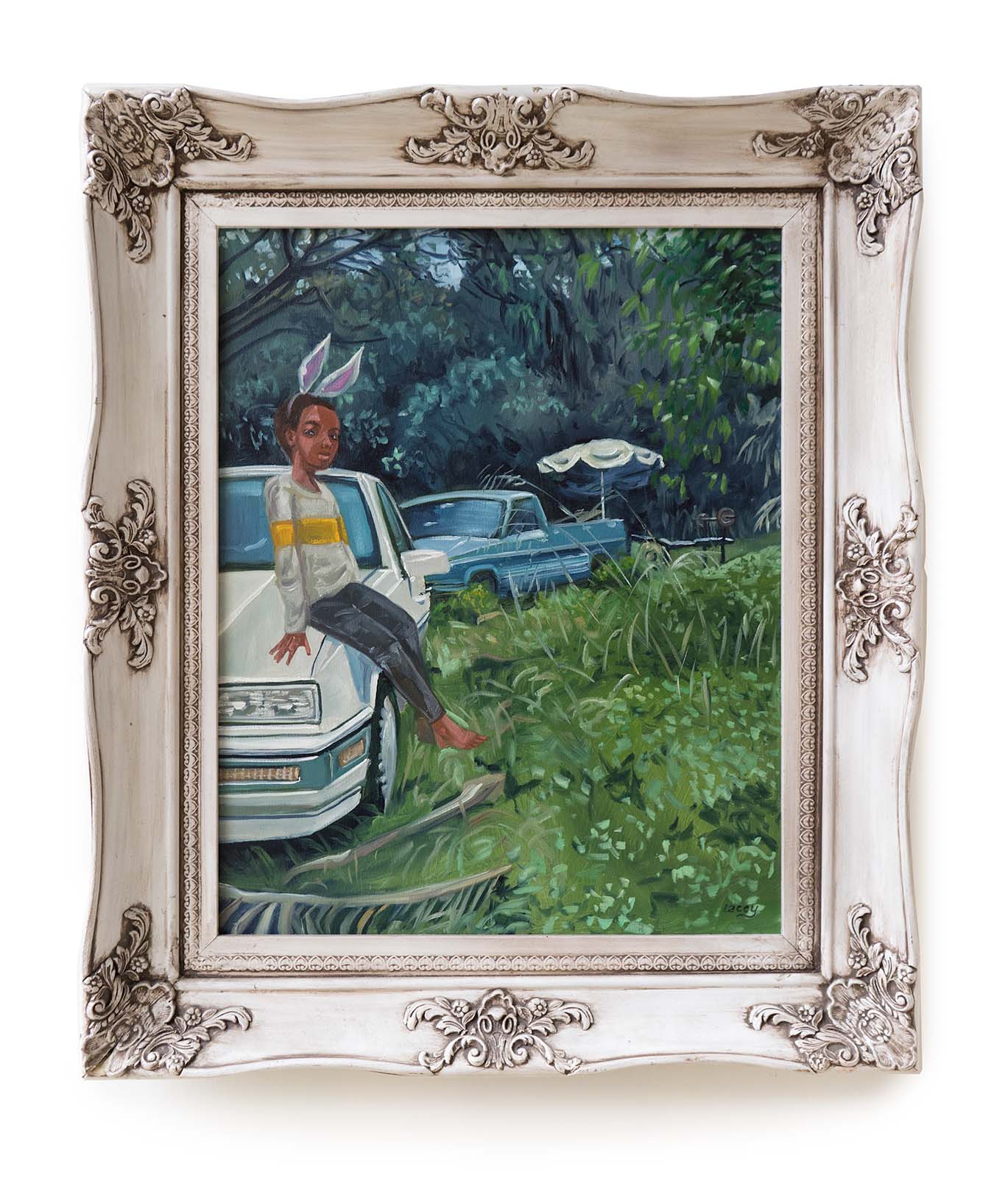 Lacey Bryant - Rabbit - Original oil painting - Modern Eden Gallery