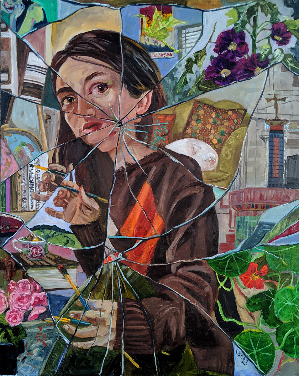 Self Portrait as a Fractured Mirror