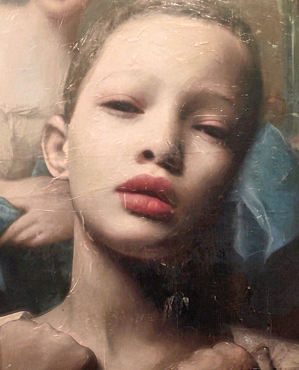 God Takes Everything I Love and Holds it for Safekeeping (In Front of a Painting)