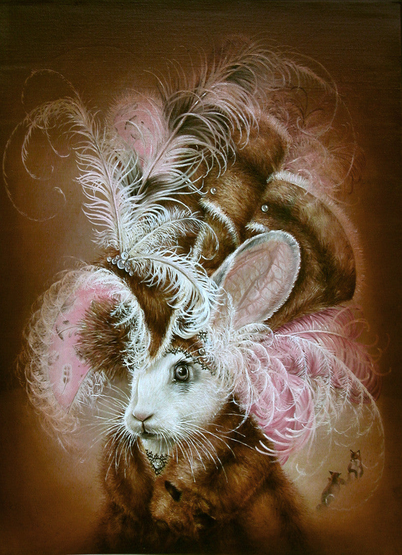 Rabbit Wearing Fox (La Proie)