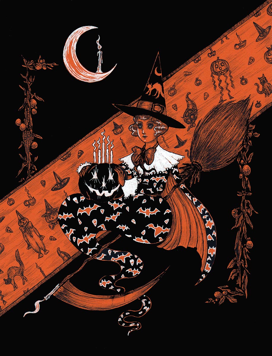 When Witches Fly and Pumpkins are Seen, You Will Know it's Time for Halloween