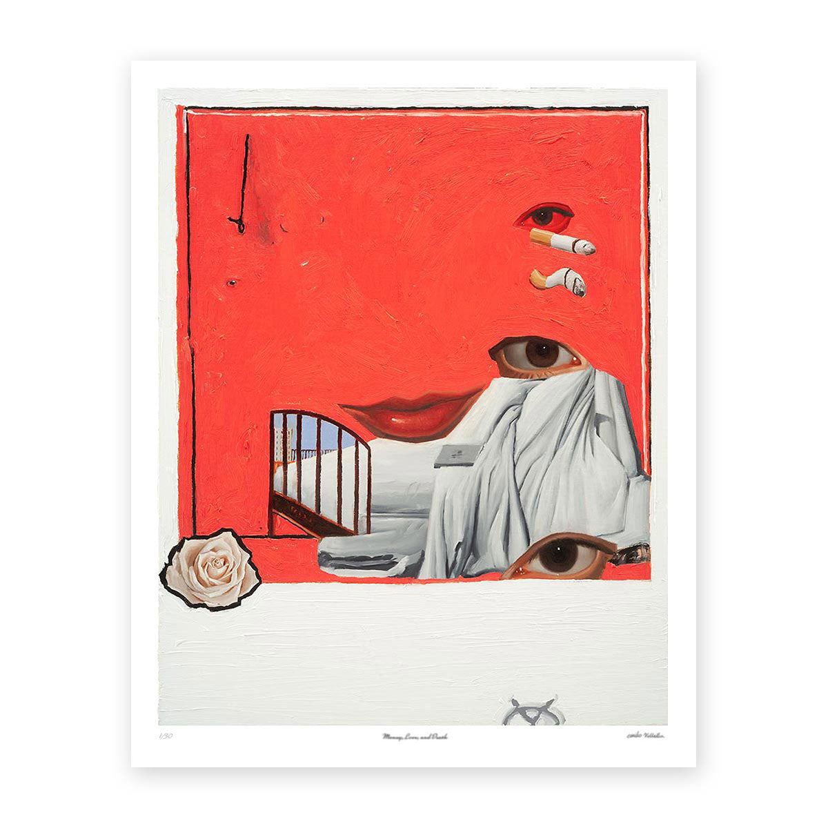 Money, Love and Death Fine Art Print