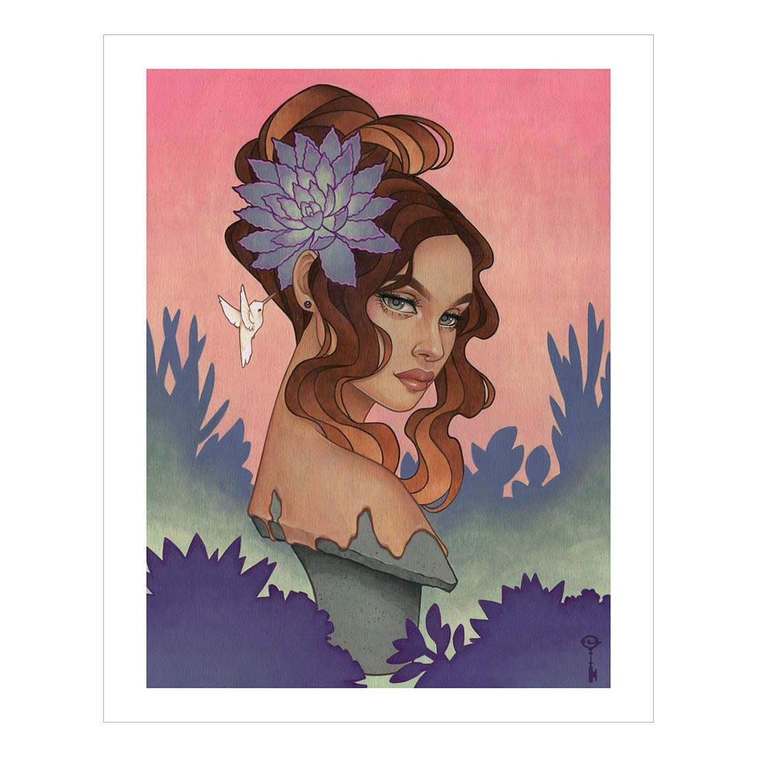 Neon Dawn Fine Art Print