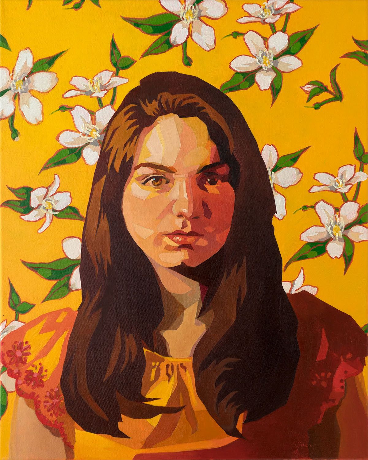 Daughter with Sampaguita