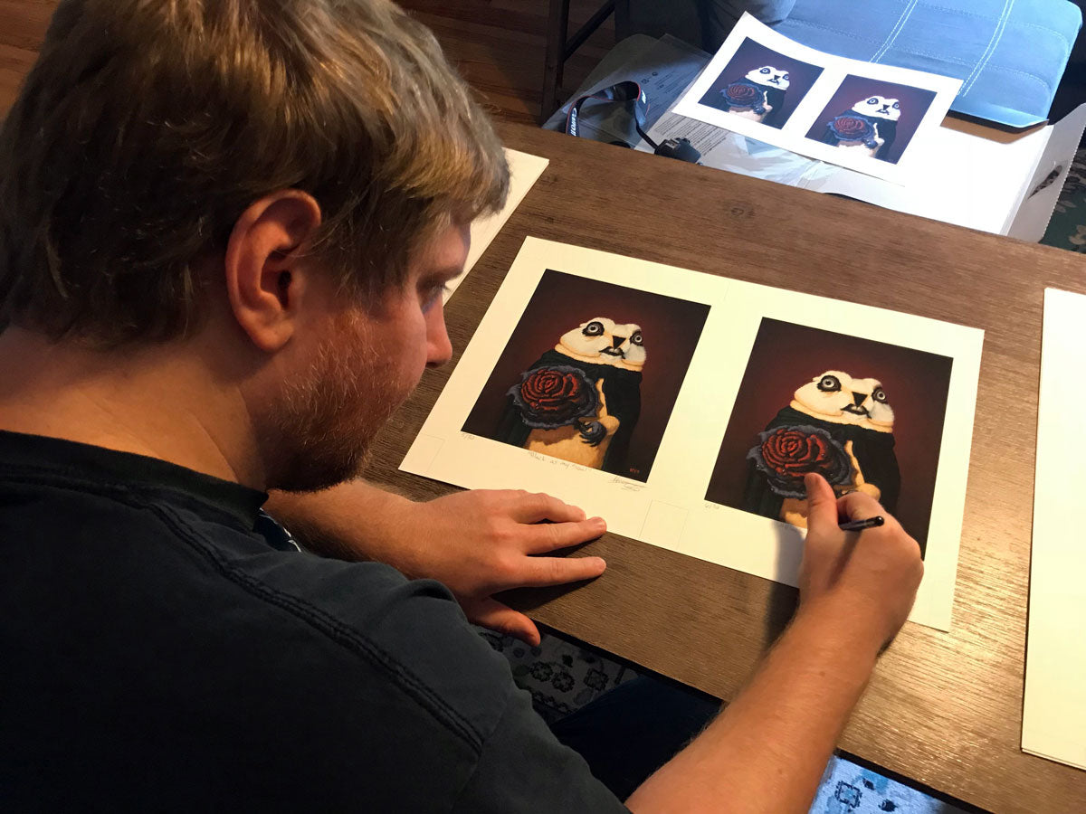 Black as My Soul Fine Art Print