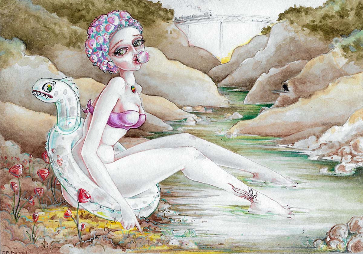 Watering the Flowers