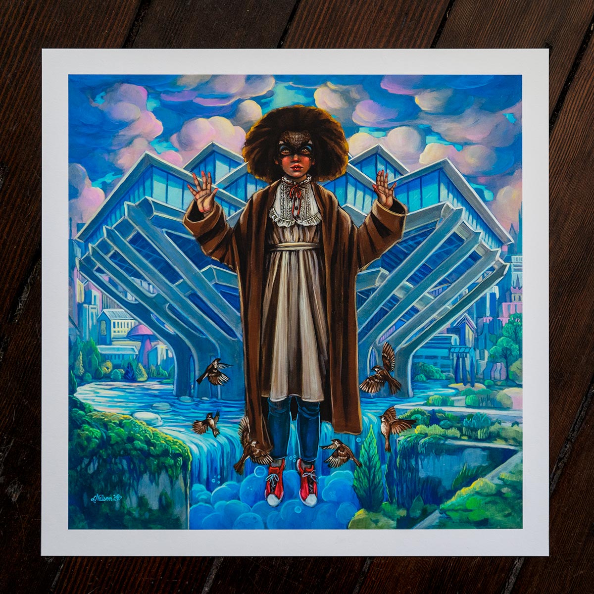 Sparrow Rising Timed-Edition Print