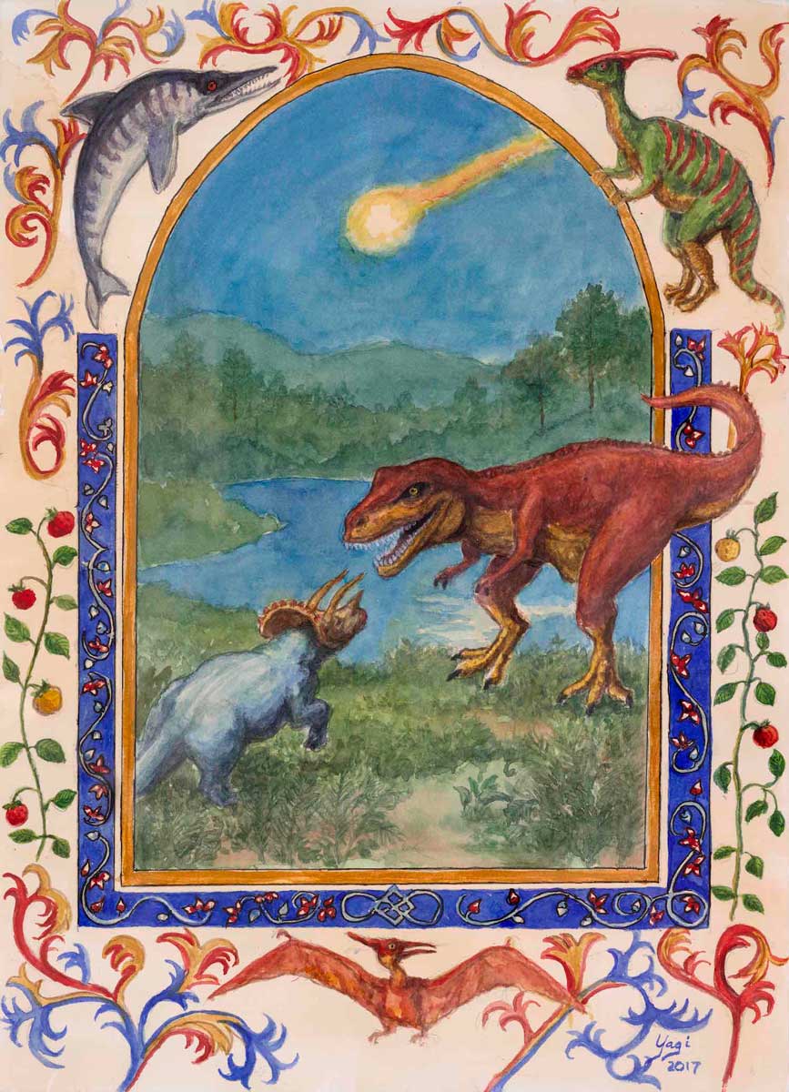T-Rex Illuminated Manuscript