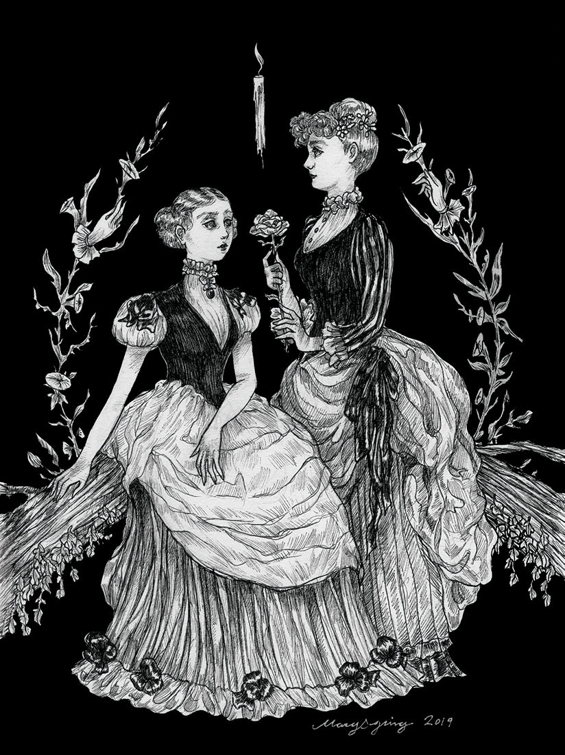 With their ribbons and twitching digits