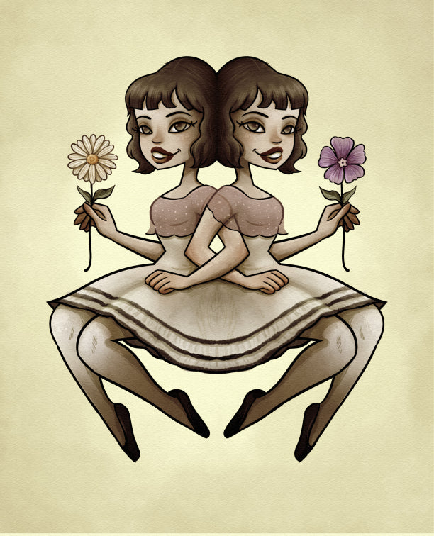Conjoined Twins Fine Art Print