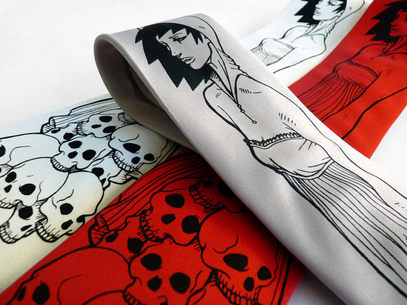 Death Wore A Sun Dress Tie