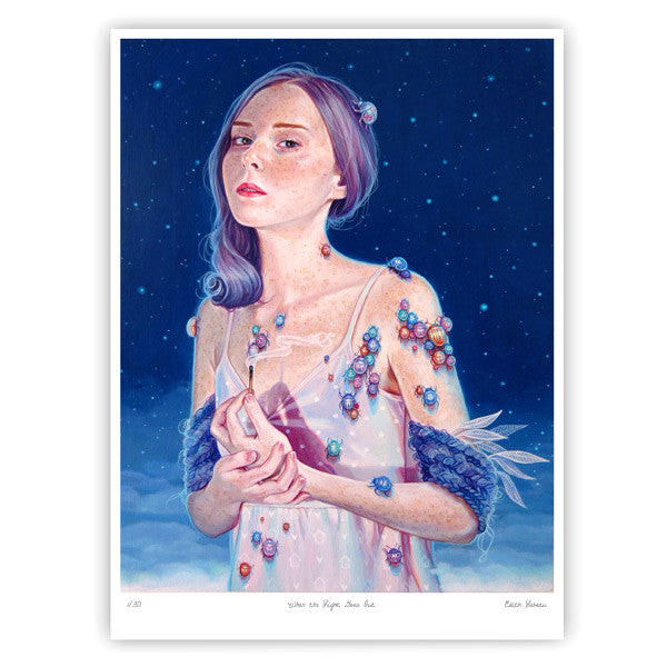 When the Light Goes Out Fine Art Print