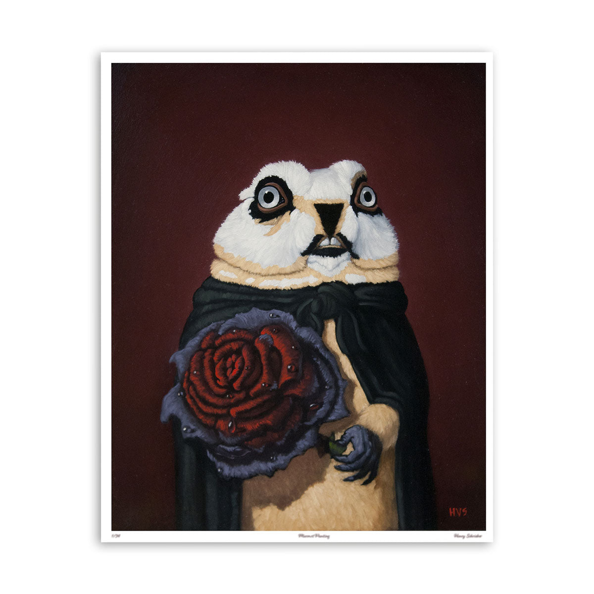 Black as My Soul Fine Art Print