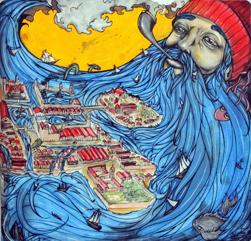 Neptune Watching Over Venice