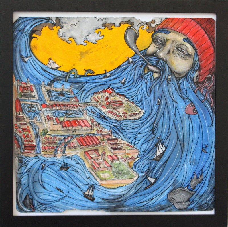 Neptune Watching Over Venice