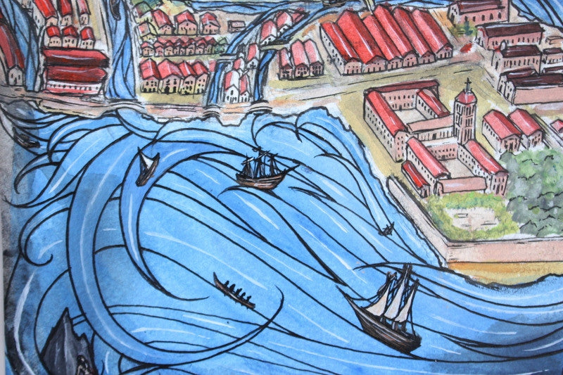 Neptune Watching Over Venice