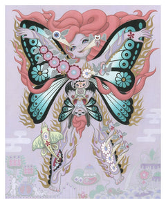 Junko Mizuno - Wings - Original painting - Modern Eden Gallery