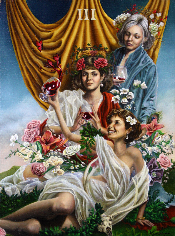 Three of Cups: "Garden of Plenty"