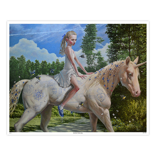 The End of a Lonesome Road Fine Art Print