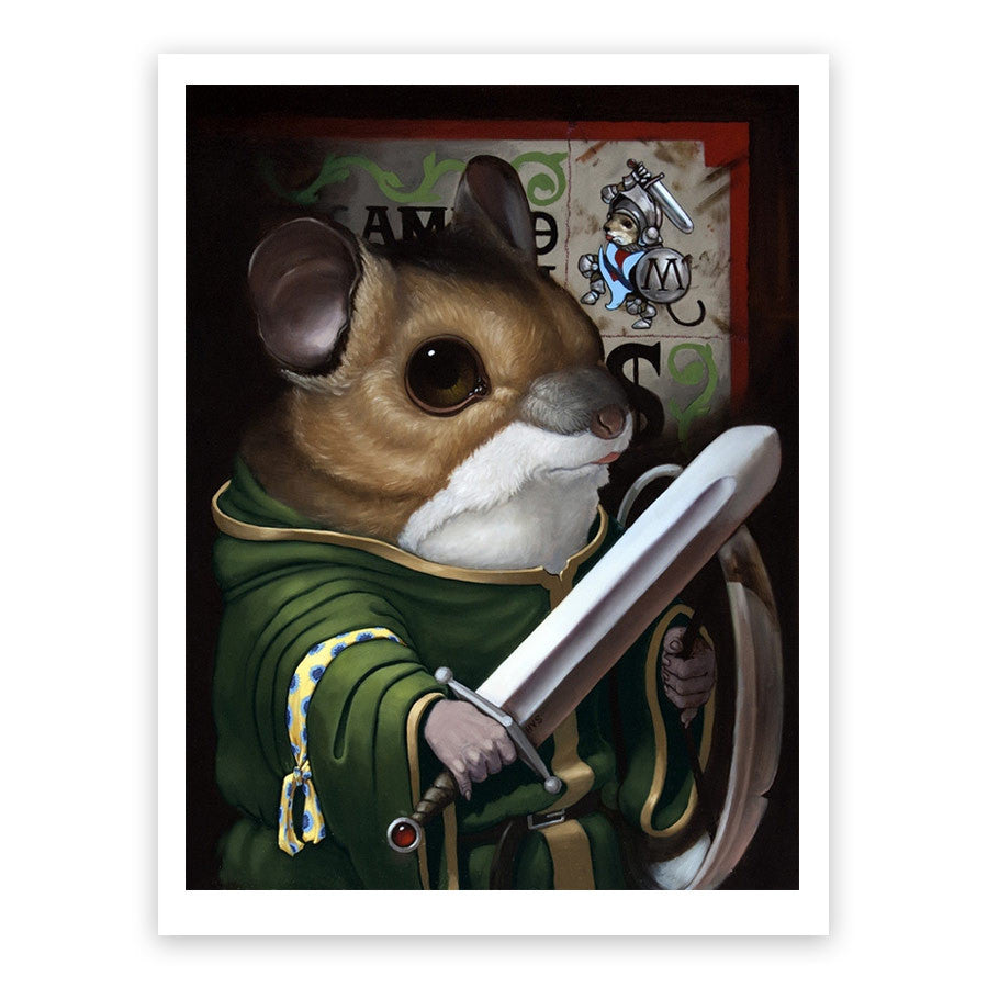 The Warrior of Redwall Print
