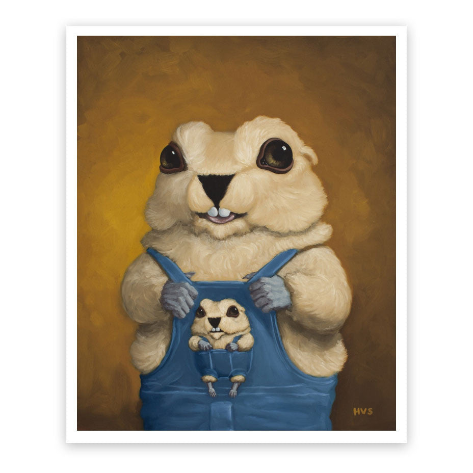 Overalls Overload Print