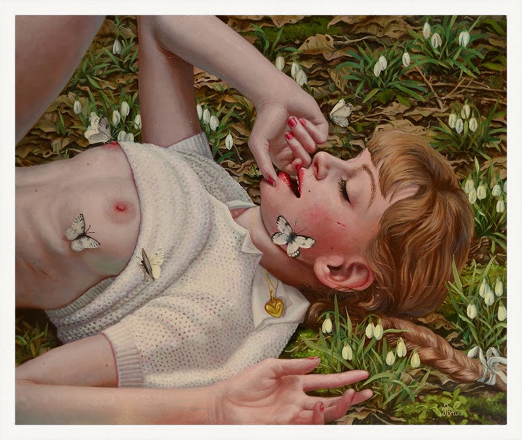 Girl with a Golden Heart Basking in the Sunshine