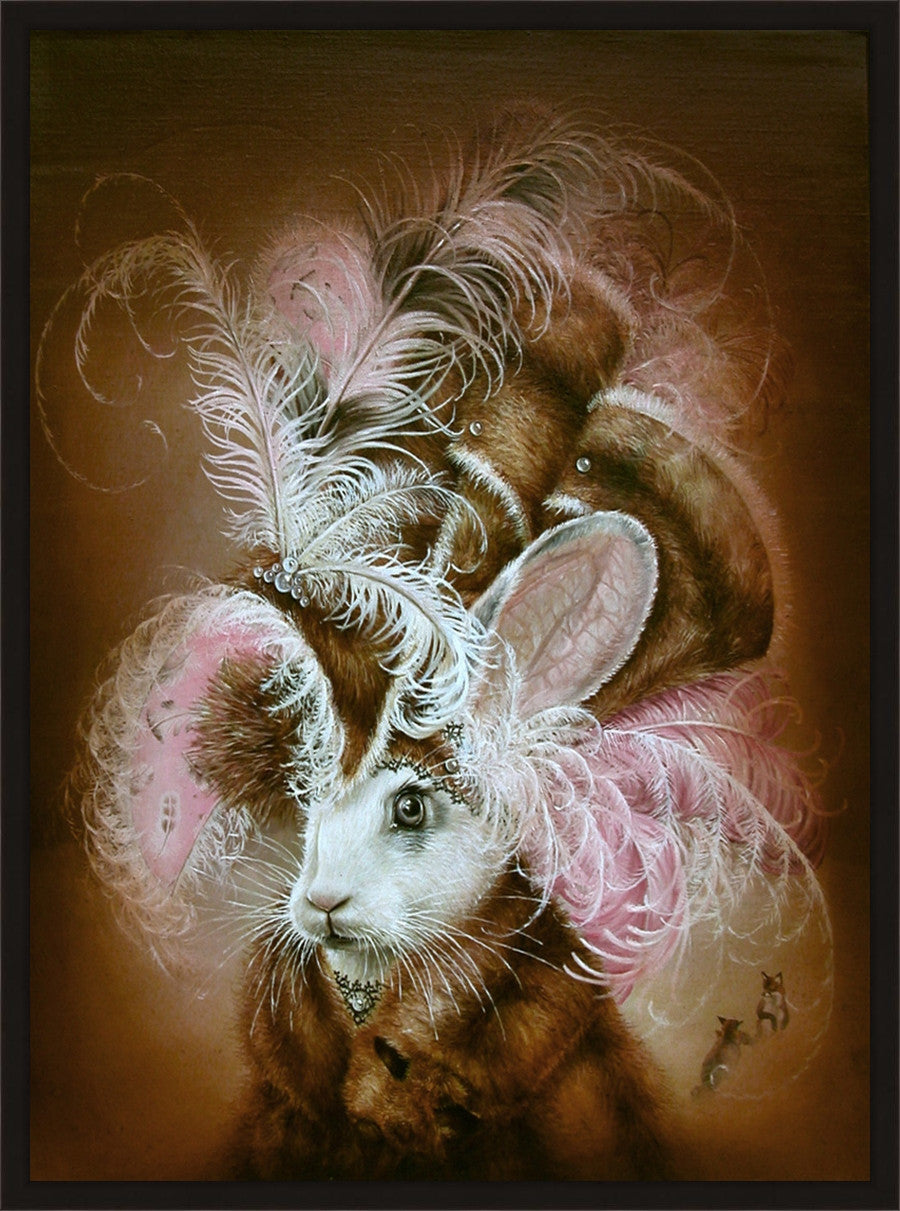 Rabbit Wearing Fox (La Proie)