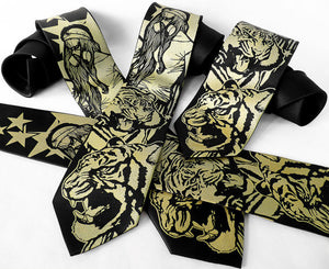 Tigers Men's Necktie - Tiger Tiger Burning Bright Tie