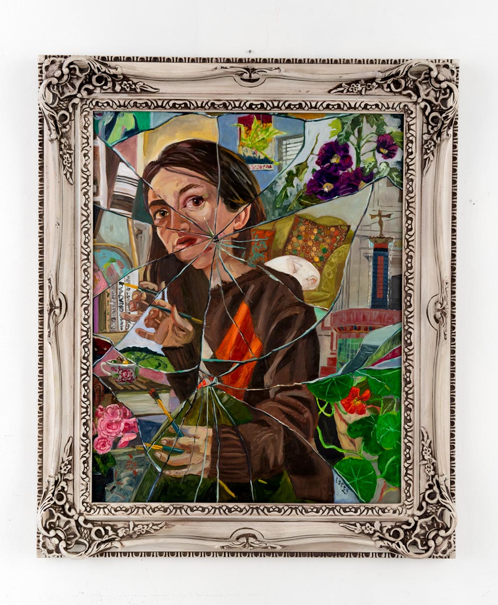 Self Portrait as a Fractured Mirror